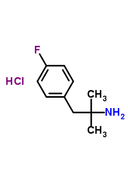 4-Fluoro-alpha,alpha-dimethyl-benzeneethanamine hydrochloride (1:1) Structure,2413-54-9Structure