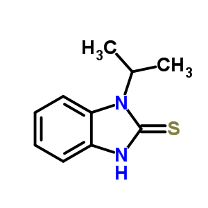 2H-benzimidazole-2-thione,1,3-dihydro-1-(1-methylethyl)-(9ci) Structure,2416-65-1Structure