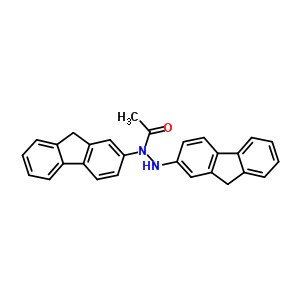 Acetic acid,1,2-di-9h-fluoren-2-ylhydrazide Structure,24225-71-6Structure