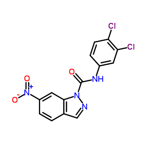 1H-indazole-1-carboxamide,n-(3,4-dichlorophenyl)-6-nitro- Structure,24240-41-3Structure