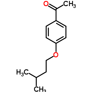 1-[4-(3-Methyl-butoxy)-phenyl]-ethanone Structure,24242-99-7Structure