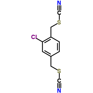 2-Chloro-1,4-bis(thiocyanatomethyl)benzene Structure,2425-03-8Structure