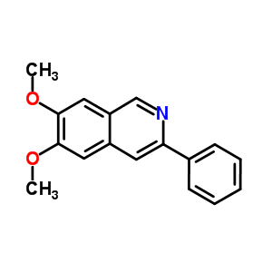 Isoquinoline,6,7-dimethoxy-3-phenyl- Structure,24285-10-7Structure