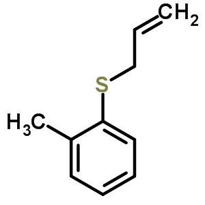 Benzene,1-methyl-2-(2-propen-1-ylthio)- Structure,24309-31-7Structure