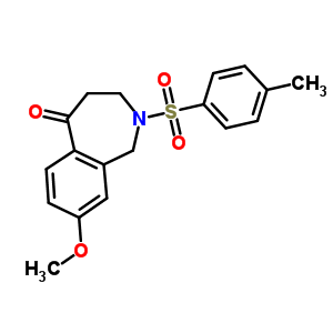 5H-2-benzazepin-5-one,1,2,3,4-tetrahydro-8-methoxy-2-[(4-methylphenyl)sulfonyl]- Structure,24310-35-8Structure