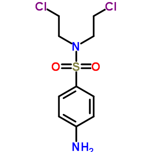 Benzenesulfonamide,4-amino-n,n-bis(2-chloroethyl)- Structure,24336-65-0Structure