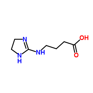 4-(4,5-Dihydro-1h-imidazol-2-ylamino)butyric acid Structure,24341-66-0Structure