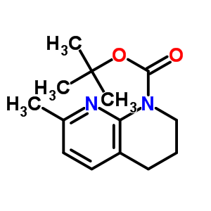 7-Methyl-3,4-dihydro-2h-[1,8]naphthyridine-1-carboxylic acid tert-butyl ester Structure,243641-37-4Structure