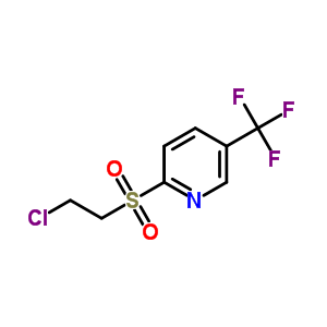 2-[(2-Chloroethyl)sulfonyl]-5-(trifluoromethyl)pyridine Structure,243643-97-2Structure