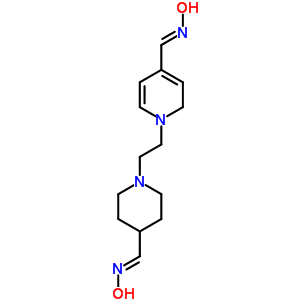 (Ne)-n-[[1-[2-[4-[(e)-hydroxyiminomethyl]-2h-pyridin-1-yl]ethyl]-4-piperidyl]methylidene]hydroxylamine Structure,2438-46-2Structure