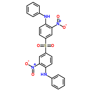 Benzenamine,4,4-sulfonylbis[2-nitro-n-phenyl- Structure,24612-45-1Structure