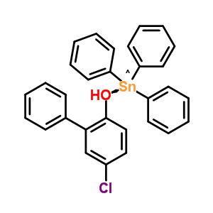 Stannane,[(5-chloro[1,1-biphenyl]-2-yl)oxy]triphenyl- Structure,24628-23-7Structure