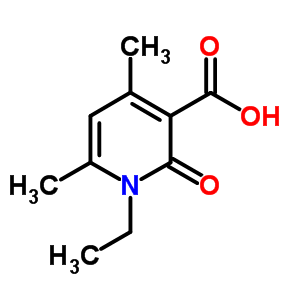 1-Ethyl-4,6-dimethyl-2-oxo-1,2-dihydro-pyridine-3-carboxylic acid Structure,24667-06-9Structure