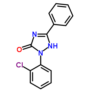 2-(2-Chlorophenyl)-5-phenyl-1,2-dihydro-3h-1,2,4-triazol-3-one Structure,246848-58-8Structure