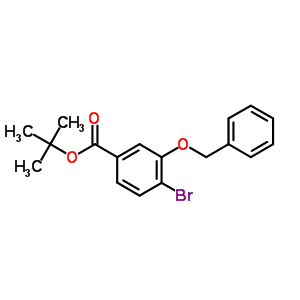 Tert-butyl 3-benzyloxy-4-bromobenzoate Structure,247186-50-1Structure