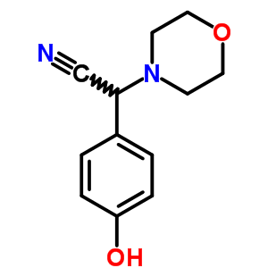 2-(4-Hydroxyphenyl)-2-morpholinoacetonitrile Structure,247565-44-2Structure