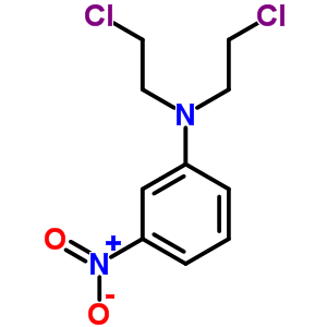 N,n-bis(2-chloroethyl)-3-nitrobenzenamine Structure,24813-13-6Structure