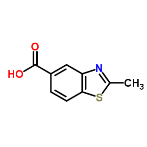 2-Methyl-benzothiazole-5-carboxylic acid Structure,24851-69-2Structure