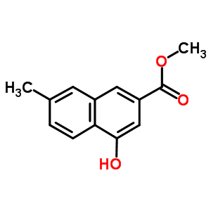 4-Hydroxy-7-methyl-2-naphthalenecarboxylic acid methyl ester Structure,24894-74-4Structure