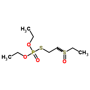 Disulfoton-oxon-sulfoxide Structure,2496-92-6Structure