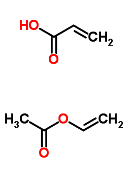 2-Propenoic acid, polymer with ethenyl acetate Structure,24980-58-3Structure