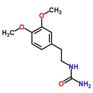 Urea,n-[2-(3,4-dimethoxyphenyl)ethyl]- Structure,25017-47-4Structure