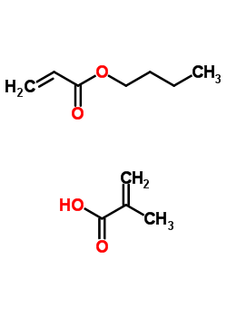 Methacrylic acid, butyl acrylate polymer Structure,25035-82-9Structure