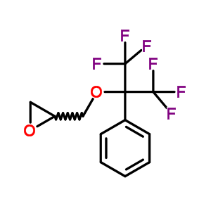 Oxirane,2-[[2,2,2-trifluoro-1-phenyl-1-(trifluoromethyl)ethoxy]methyl]- Structure,25056-11-5Structure