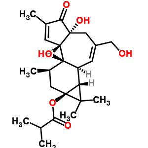 12-Deoxyphorbol 13-isobutyrate Structure,25090-74-8Structure