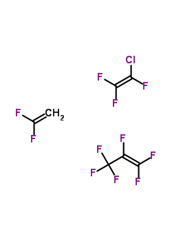 1,1,2,3,3,3-Hexafluoro-1-propene polymer with chlorotrifluoroethene and 1,1-difluoroethene Structure,25101-47-7Structure