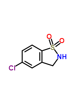 5-Chloro-2,3-dihydro-1,2-benzisothiazole 1,1-dioxide Structure,2515-75-5Structure