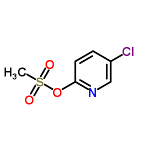 5-Chloro-2-methylsulfonyloxy-pyridine Structure,25171-74-8Structure