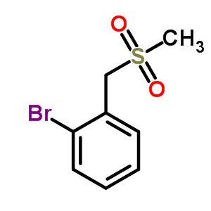 1-Bromo-2-(methylsulfonylmethyl)benzene Structure,25195-52-2Structure