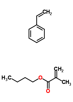 Styrene-butyl methacrylate copolymer Structure,25213-39-2Structure