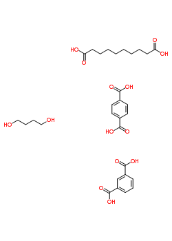 1,3-Benzenedicarboxylic acid, polymer with 1,4-benzenedicarboxylic acid, 1,4-butanediol and decanedioic acid Structure,25214-81-7Structure