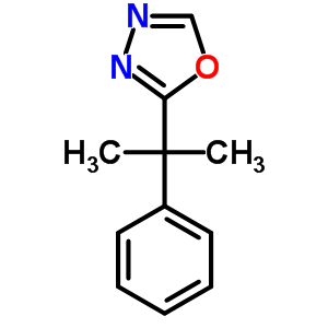 2-(2-Phenylpropan-2-yl)-1,3,4-oxadiazole Structure,252253-32-0Structure