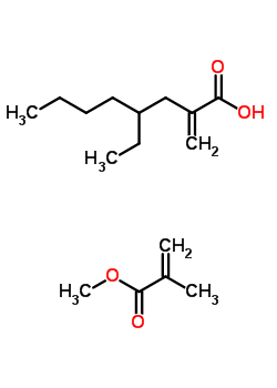 2-Methyl-2-propenoic acid methyl ester polymer with 2-ethylhexyl 2-propenoate Structure,25265-15-0Structure