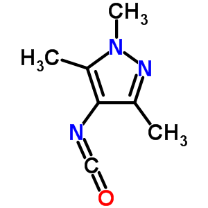 4-Isocyanato-1,3,5-trimethyl-1h-pyrazole Structure,252956-48-2Structure