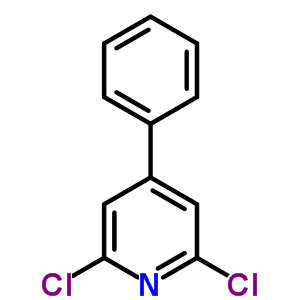 2,6-Dichloro-4-phenyl-pyridine Structure,25297-51-2Structure