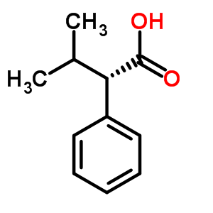 Benzeneacetic acid, a-(1-methylethyl)-, sodium salt(1:1) Structure,25329-47-9Structure