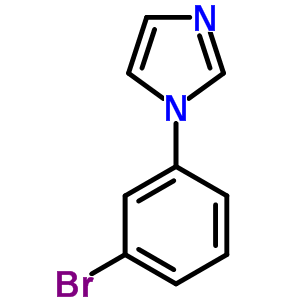 1-(3-Bromophenyl)imidazole Structure,25372-02-5Structure