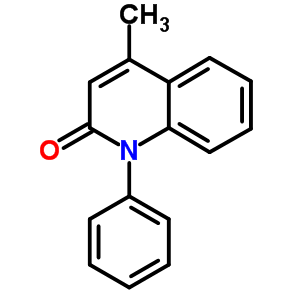 4-Methyl-1-phenyl-2(1h)-quinolinone Structure,2540-30-9Structure