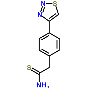 2-[4-(1,2,3-Thiadiazol-4-yl)phenyl]ethanethioamide Structure,254429-83-9Structure