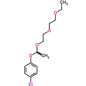 Benzene,1-chloro-4-[1-[2-(2-ethoxyethoxy)ethoxy]ethoxy]- Structure,25486-74-2Structure