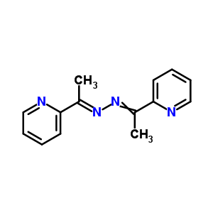 Ethanone,1-(2-pyridinyl)-, 2-[1-(2-pyridinyl)ethylidene]hydrazone Structure,25534-84-3Structure