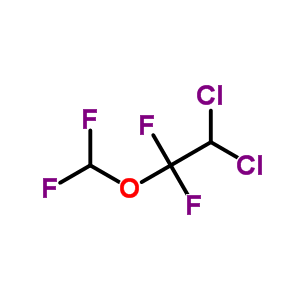 2,2-Dichloro-1,1-difluoroethyl difluoromethyl ether Structure,25600-63-9Structure