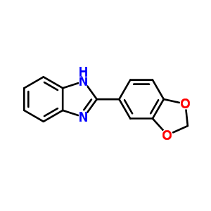 2-Benzo[1,3]dioxol-5-yl-1h-benzoimidazole Structure,2562-69-8Structure