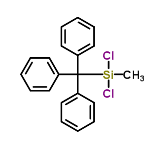 Dichloro(methyl)tritylsilane Structure,256343-28-9Structure