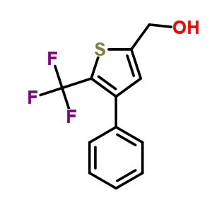 2-(Hydroxymethyl)-4-phenyl-5-(trifluoromethyl)thiophene Structure,256488-46-7Structure