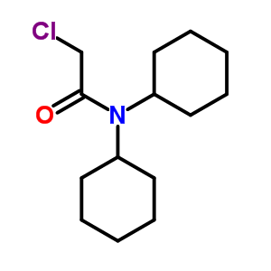 Acetamide,2-chloro-n,n-dicyclohexyl- Structure,2567-50-2Structure